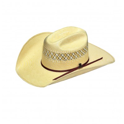Ariat 20X Cattleman Crown Straw Western Hat- Men's