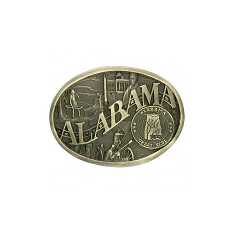 Montana Silversmiths Alabama State Heritage Attitude Buckle