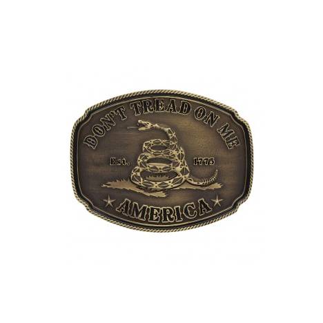 Montana Silversmiths American Gadsden Don't Tread On Me Heritage Attitude Buckle