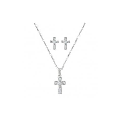 Montana Silversmiths A Mark Of Faith Cross Jewelry Set