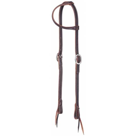 Tough 1 Latigo One Ear Tie End Headstall