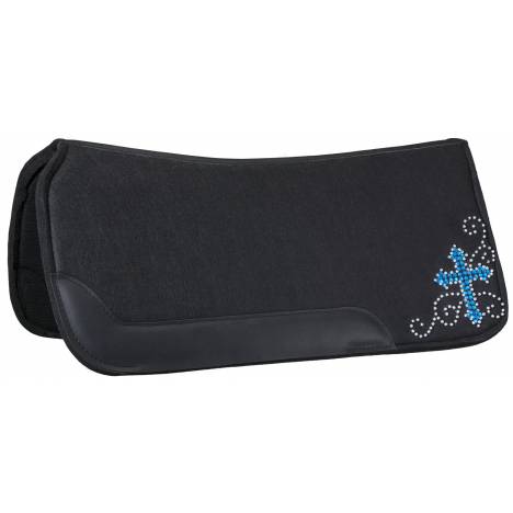 Tough 1 Contour Felt 3/4" Saddle Pad - Crystal