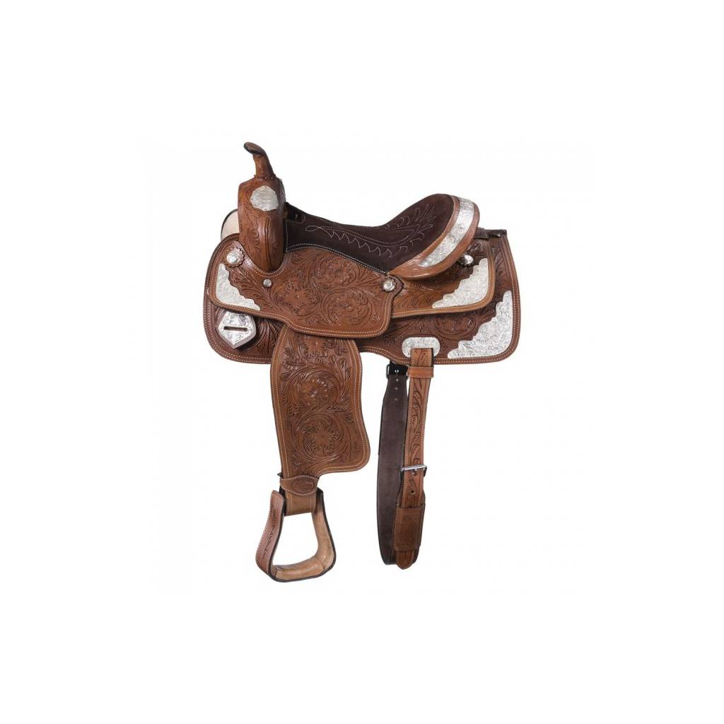 Tough-1 Mccoy Trail Saddle With Silver Package