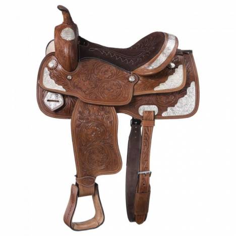 Tough-1 Mccoy Trail Saddle With Silver Package