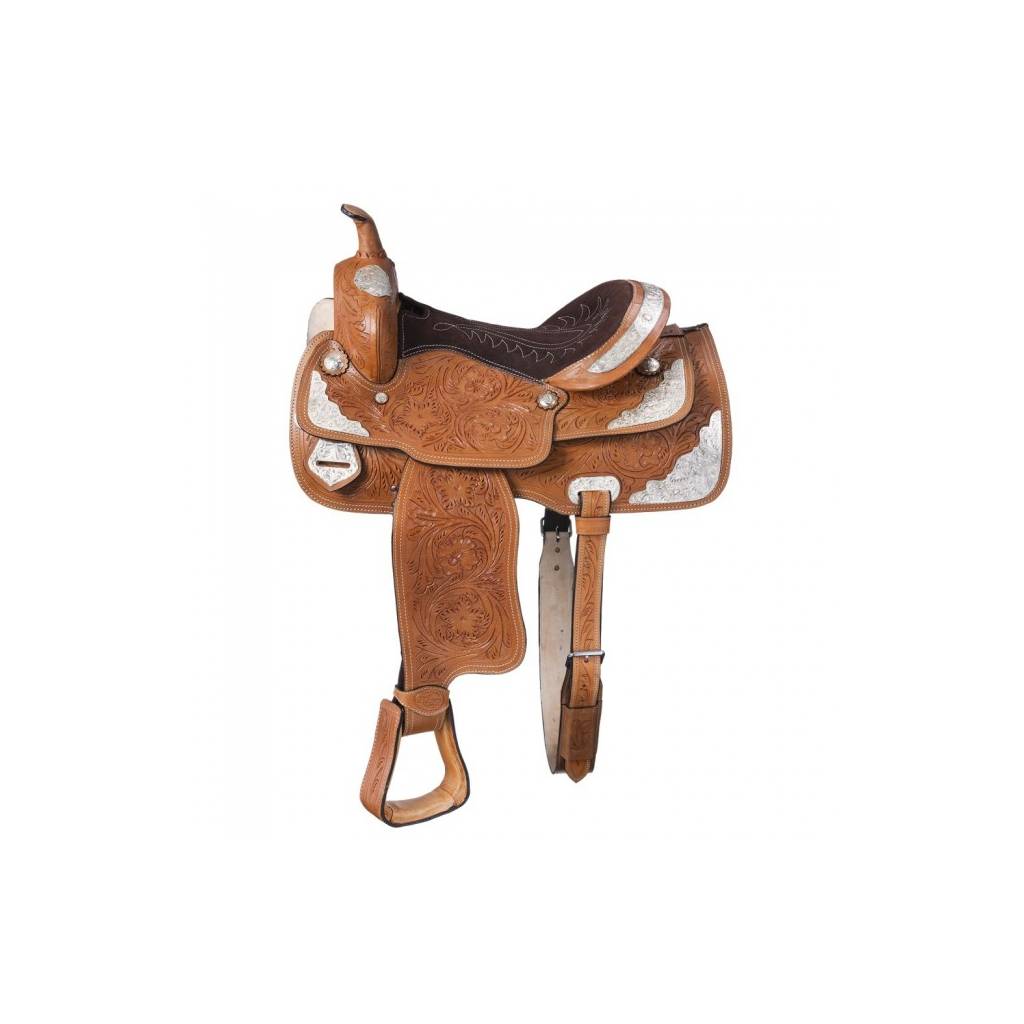 Tough-1 Mccoy Trail Saddle With Silver Package