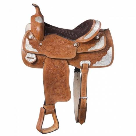 Tough-1 Mccoy Trail Saddle With Silver Package