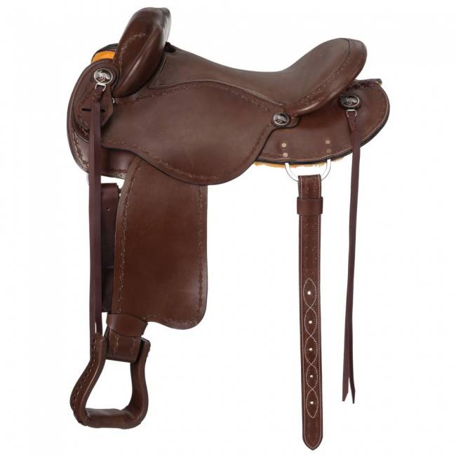 Tough 1 Brisbane Trail Saddle with Horn Deluxe Package