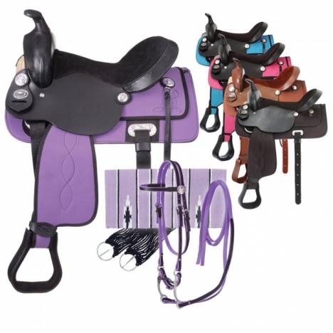 Eclipse by Tough-1 Youth Krypton Trail Saddle Package