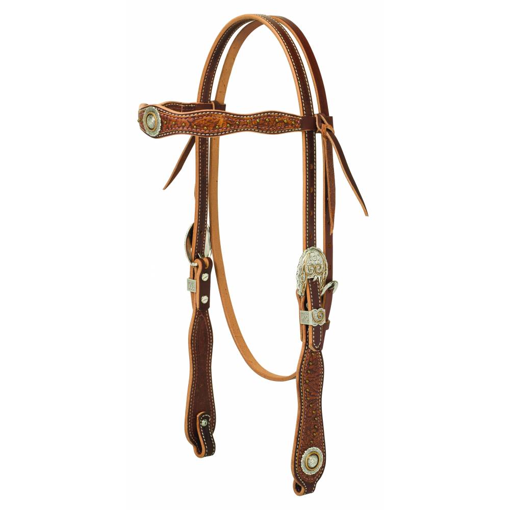 Weaver Western Edge Browband Headstall EquestrianCollections