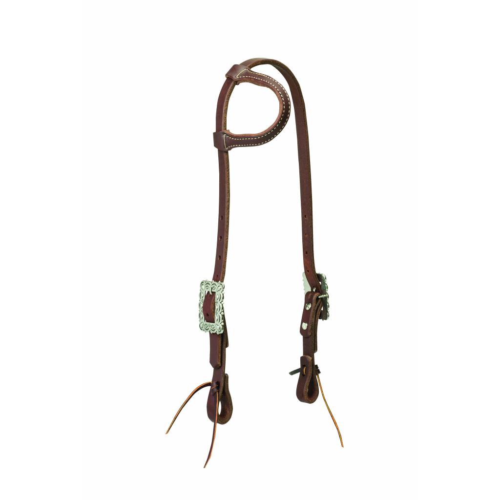 Weaver Working Cowboy Sliding Ear Scalloped Headstall