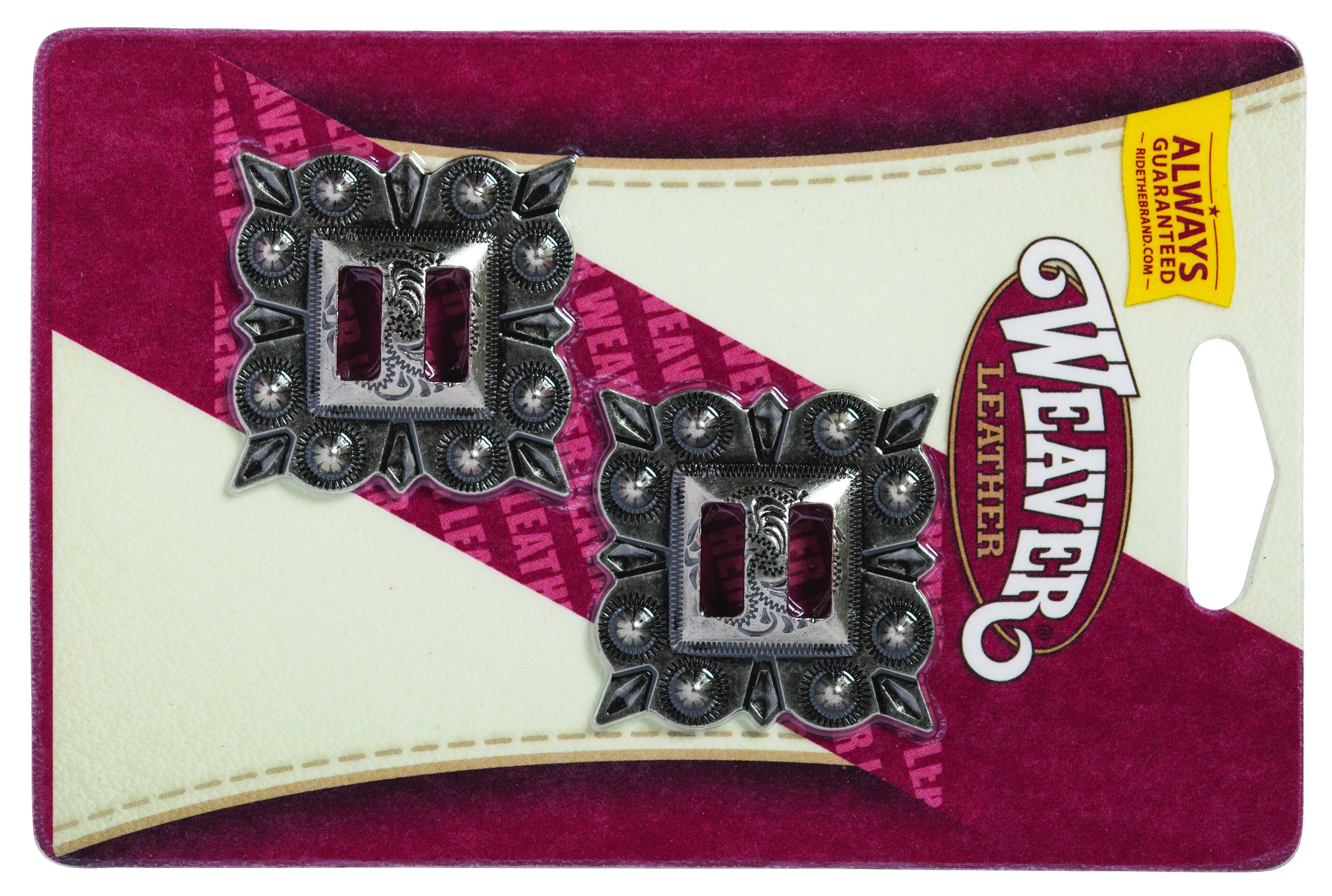 Weaver Slotted Square Berry Conchos