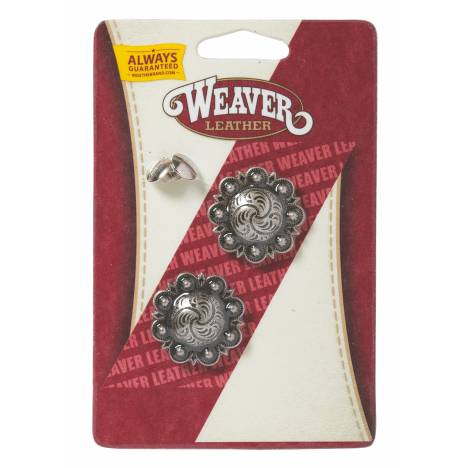 Weaver Round Berry Conchos with Chicago Screws