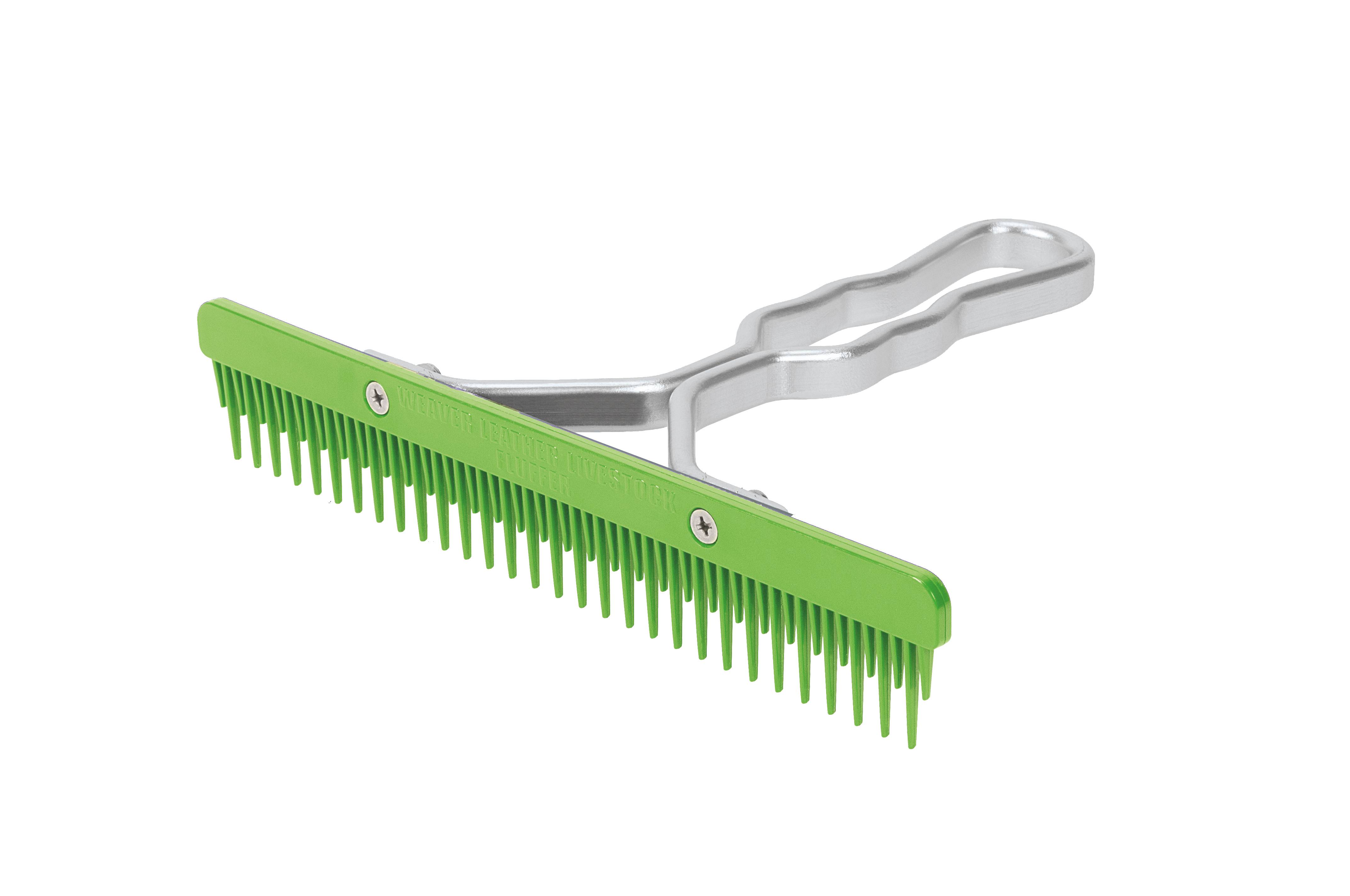 Weaver Fluffer Comb with Aluminum Handle and Replaceable Plastic Blade