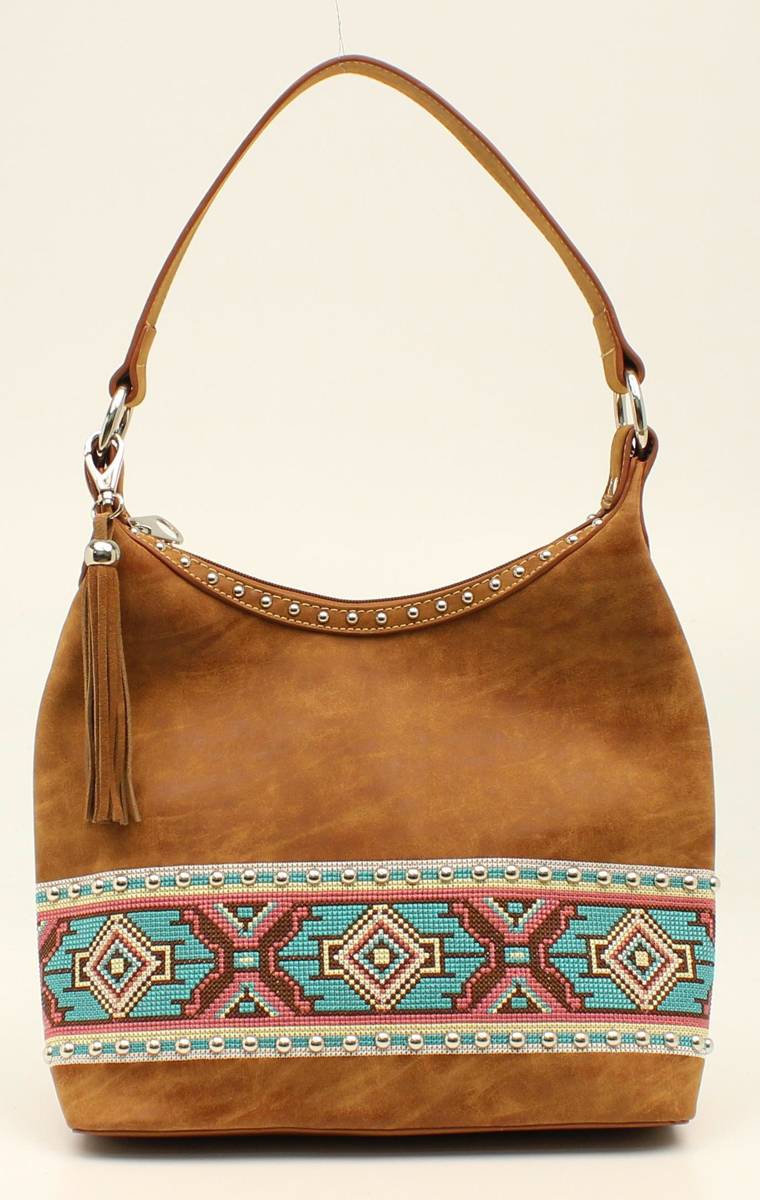 5-855155 Nocona Shania Aztec Ribbon Hobo Bag sku 5-855155