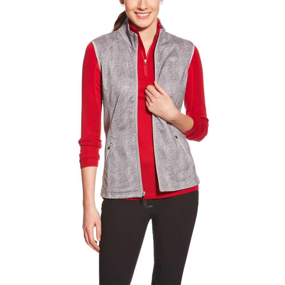 Ariat Conquest Vest Ladies Herringbone Print