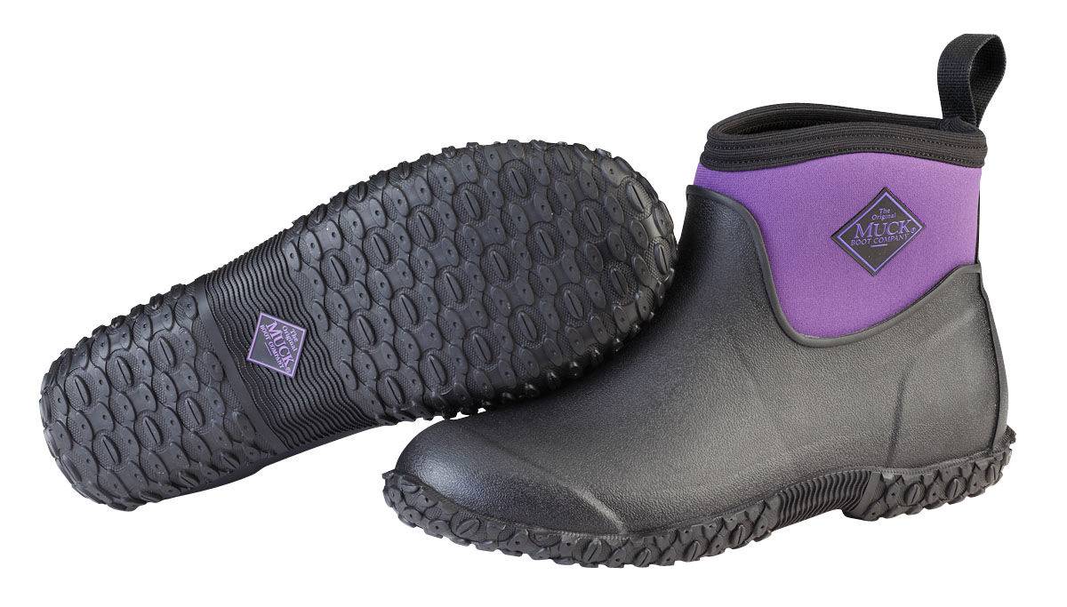 Muck Boots Muckster II Ankle Boots - Ladies - Black Purple