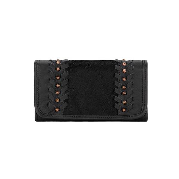 American West Cow Town Tri Fold Wallet Ladies