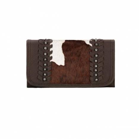 American West Cow Town Ladies Tri-Fold Wallet