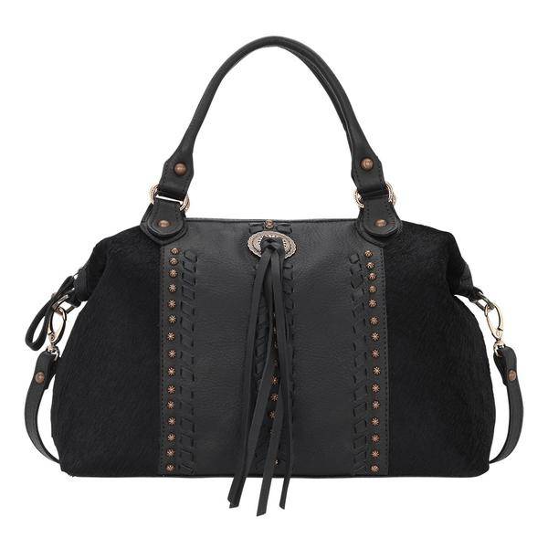 American West Cow Town Large Zip-Top Convertible Satchel