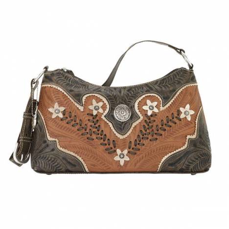 American West Desert Wildflower Zip-Top Shoulder Bag