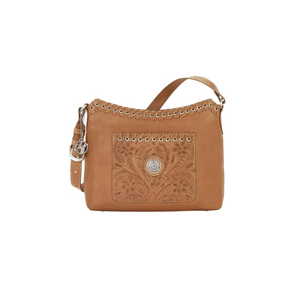 American West Harvest Moon Zip Top Shoulder Bag