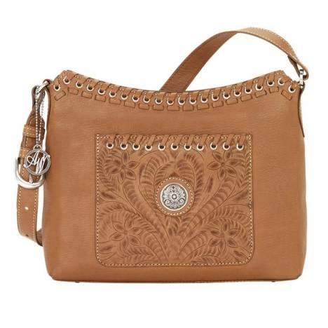 American West Harvest Moon Zip Top Shoulder Bag