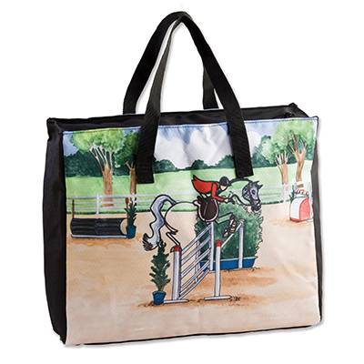 Whimsical Jumper Stick Horse Tote