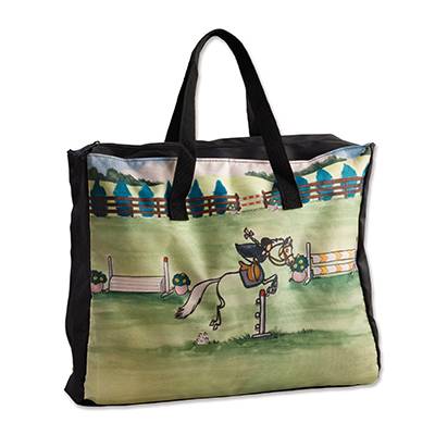 Whimsical Pony Stick Horse Tote