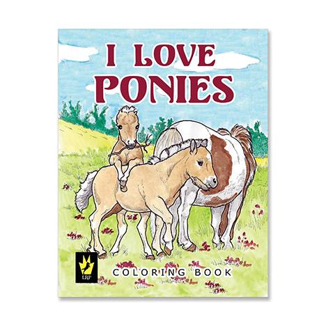 I Love Ponies Coloring Book