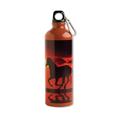 Sunset On The Beach Aluminum Sports Bottle