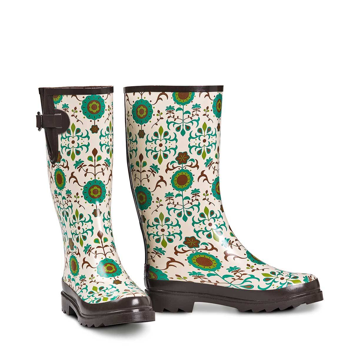 Blazin Roxx Lilian Round Toe Rain Boots- Ladies