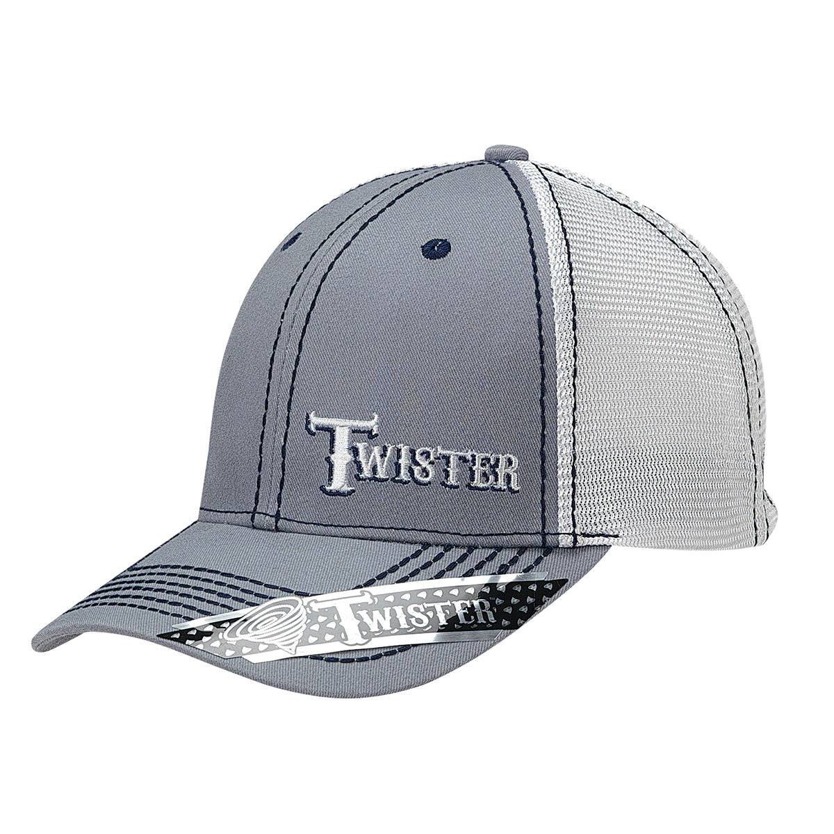 Twister Offset Logo Oilskin Cap - Mens