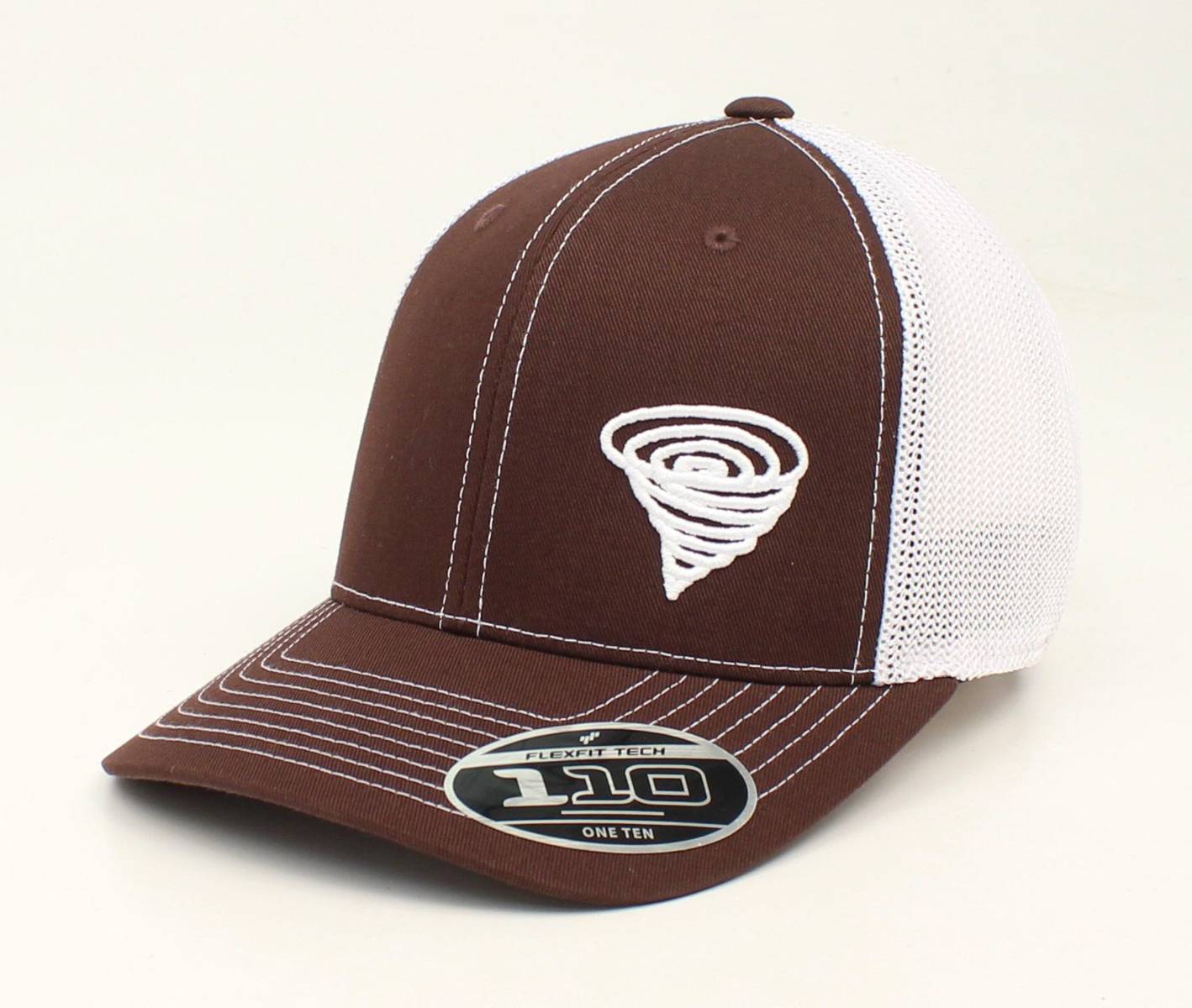 5-863867 Twister Offset Logo Mesh Flex Fit Cap - Mens sku 5-863867