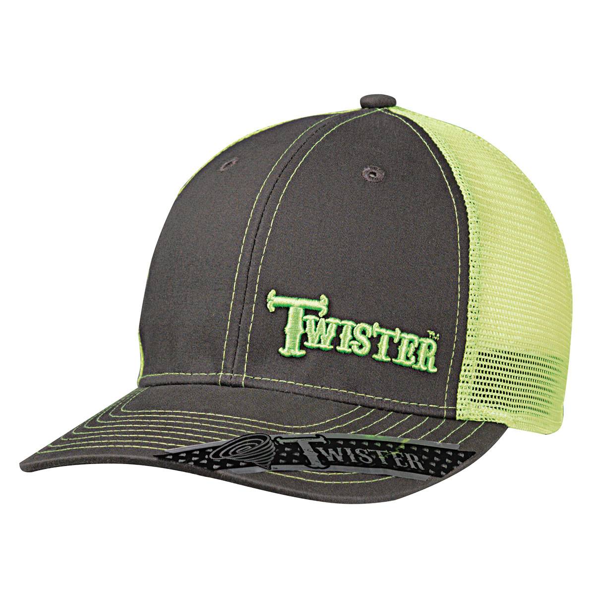 Twister Mesh Snapback Off Set Logo Ball Cap -Mens