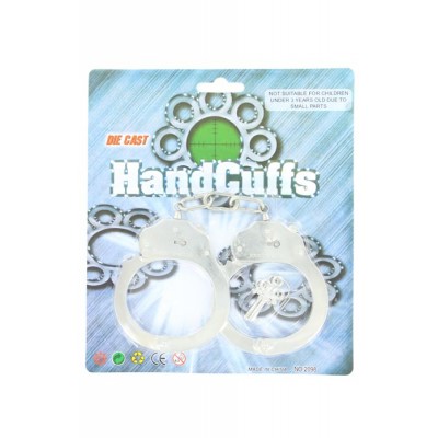 Silver Handcuffs With Key