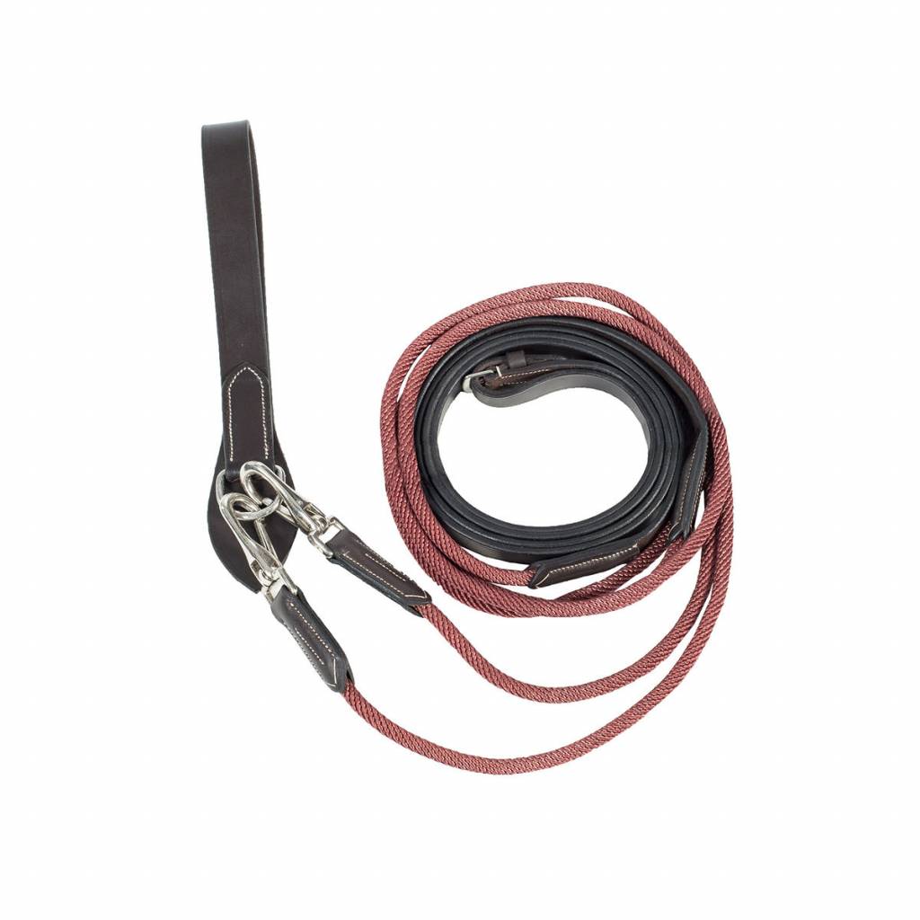 Horze Sparta Nylon/Leather Draw Reins