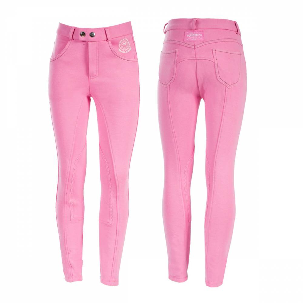 Horze Jen JR Knee Patch Breeches Kids EquestrianCollections