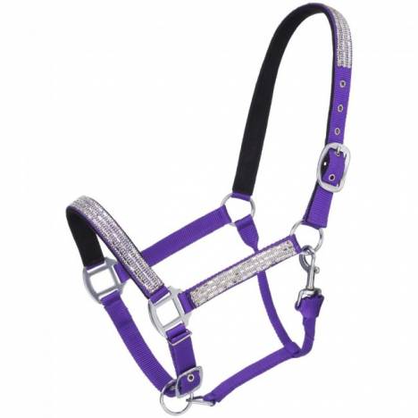 Tough 1 Miniature Adjustable Crystal Overlay Nylon Halter