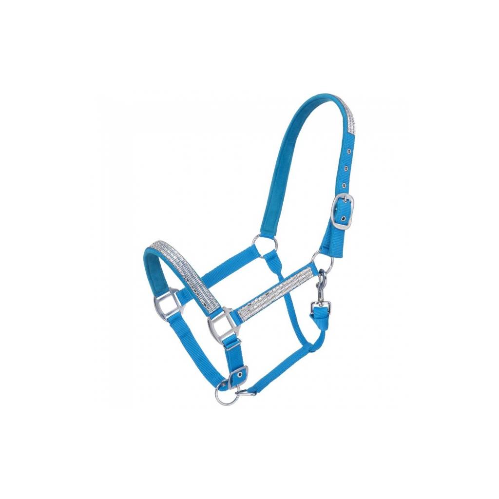 Tough 1 Adjustable Crystal Overlay Nylon Halter