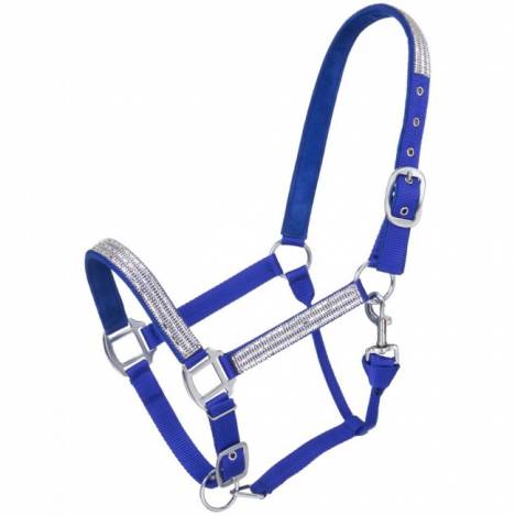 Tough 1 Adjustable Crystal Overlay Nylon Halter