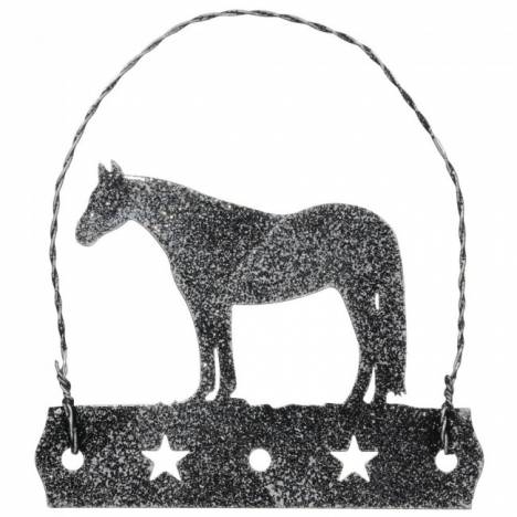 Tough 1 Equine Motif Glitter Finish Ornament - Quarter Horse