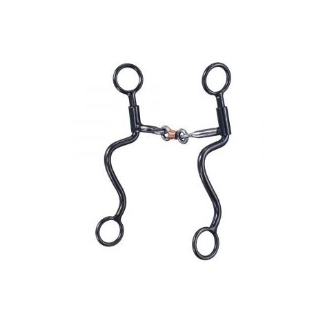 Tough 1 S Shank 3 Piece Sweet Iron Snaffle