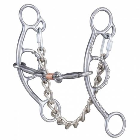 Tough 1 Sweet Iron 3 Piece Short Shank Gag Snaffle