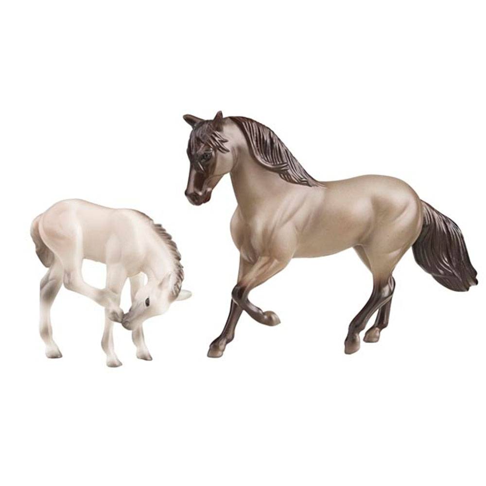 Breyer Stablemate Horse and Foal Set - Grulla