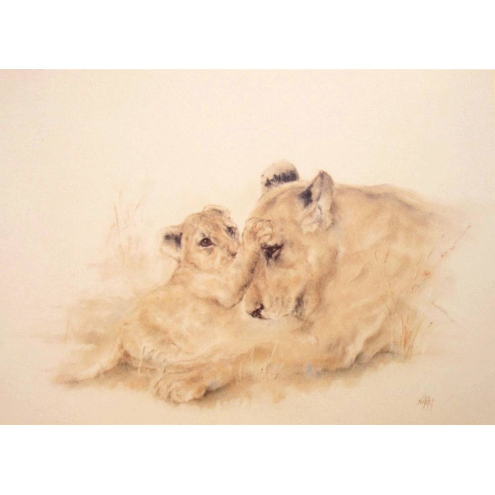 5-868156 Greeting Cards - Dearest Mum (Lions) - 6 pack sku 5-868156