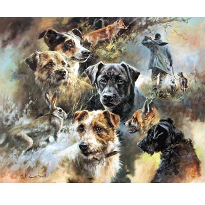 Sally Mitchell Fine Art Dog Prints - Five of the Best