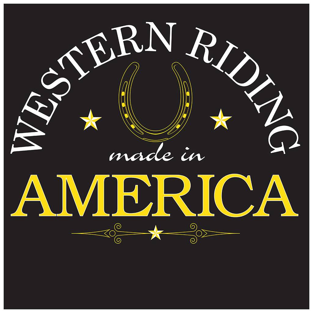 Sound Equine Western Riding Made In America Tee Shirt- Adult