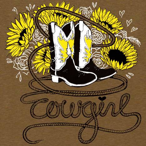 Sound Equine Cowgirl Tee Shirt- Ladies