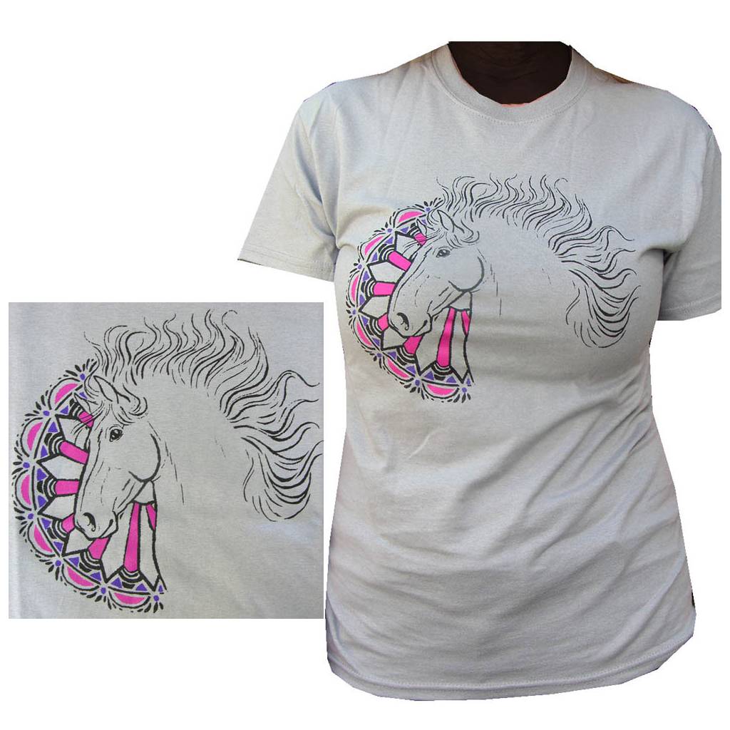 Sound Equine Carousel Horse Tee Shirt-Ladies