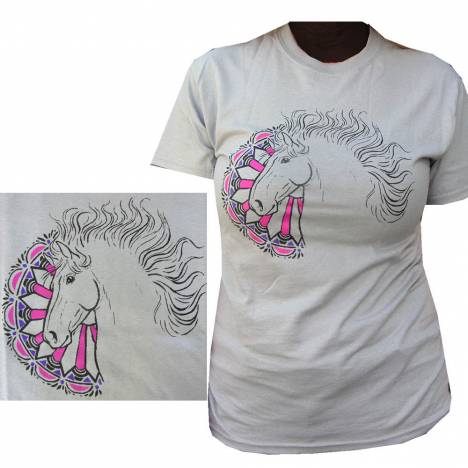 Sound Equine Carousel Horse Tee Shirt-Ladies
